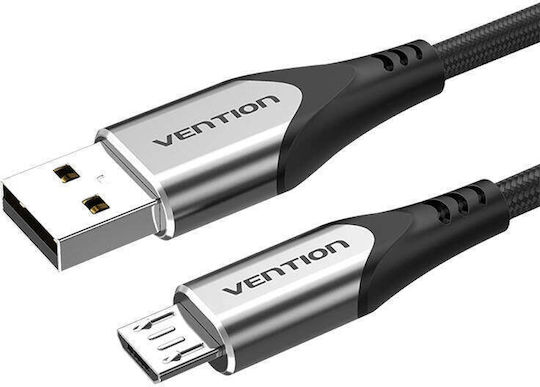 Vention USB 2.0 Cable USB-A male - micro USB-A male Γκρι 0.5m COAHD