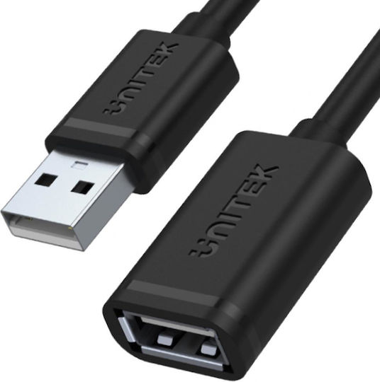 Unitek USB 2.0 Cable USB-A male - USB-A female 1.5m Y-C449GBK