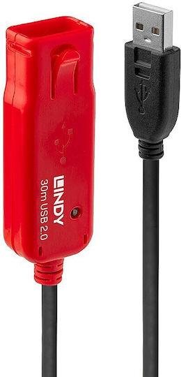 Lindy Usb Cable Usb-a Usb-a 30 M Czarny 42923