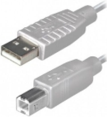 TrustWire USB 2.0 Kabel USB-A-Stecker - USB-B-Stecker Gray 3m 16195