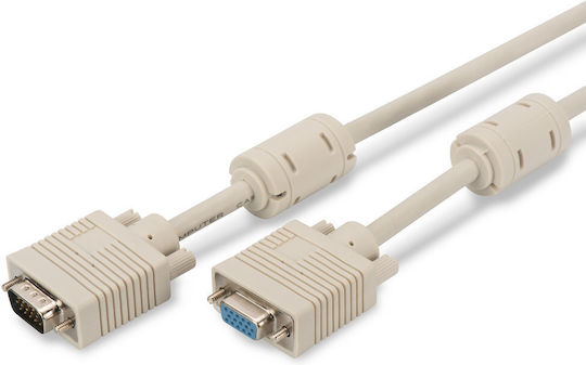 Digitus Cablu VGA - VGA femelă Gri 3m (AK-310203-030-E)