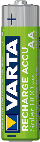 Varta Recharge Accu Solar Επαναφορτιζόμενες Μπαταρίες AA Ni-MH 800mAh 1.2V 2τμχ