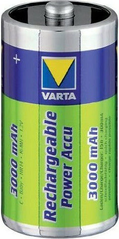 Varta Rechargeable Accu Επαναφορτιζόμενες Μπαταρίες C Ni-MH 3000mAh 1.2V 2τμχ