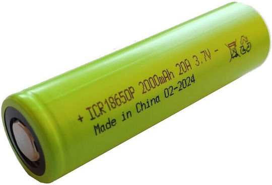Samsung ICR18650P Презареждаща батерия 18650 Li-ion 2000mAh 3.7V 1бр
