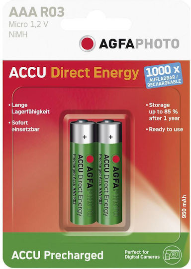 AgfaPhoto Baterii Reîncărcabile AA Ni-MH 2100mAh 1.2V 2buc