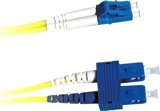 Lanview Lanview Optical Fiber Cable LC-SC 5m Yellow