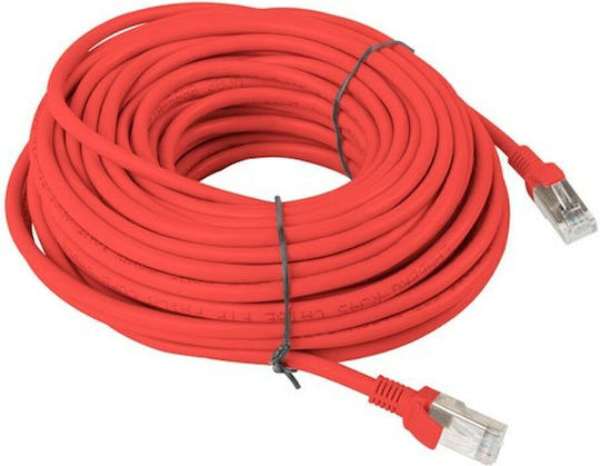 Lanberg U/UTP Cat.5e Ethernet Network Cable 30m Red 1pcs