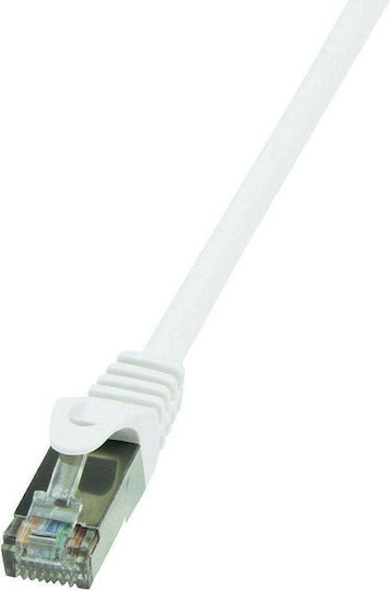 LogiLink F/UTP Cat.6 (Gigabit) Cablu De Rețea Ethernet 0.25m Alb