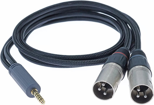 iFi Audio Cable 2 x XLR Male - 4.4mm Male Gray 1m IFI44MTOXLRCABLESE