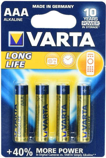 Varta LongLife Alkaline Batterien AAA 1.5V 4Stück