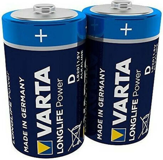 Varta High Energy Алкални Батерии D 1.5V 2бр