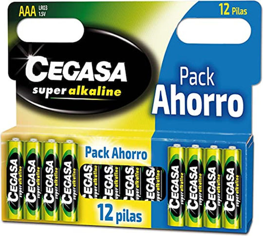 Cegasa Cegasa Ahorro Baterii Alcaline AAA 1.5V 12buc
