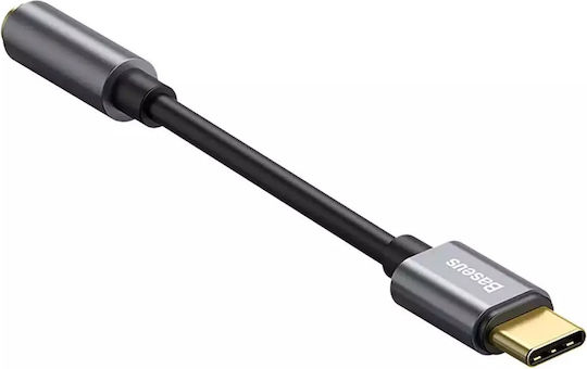 Baseus L54 Konverter USB-C männlich zu 3.5mm weiblich Gray 1Stück