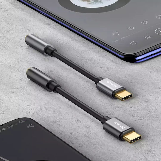 Baseus L54 Konverter USB-C männlich zu 3.5mm weiblich Gray 1Stück