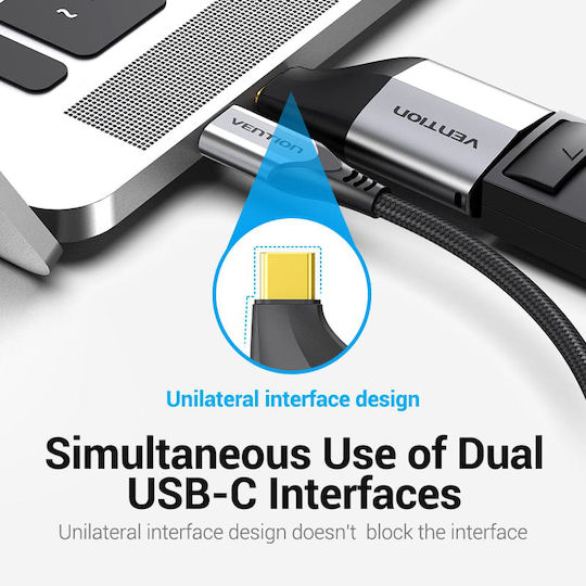 Vention Konverter USB-C / DisplayPort männlich zu USB-C / DisplayPort weiblich 1Stück TCCH0