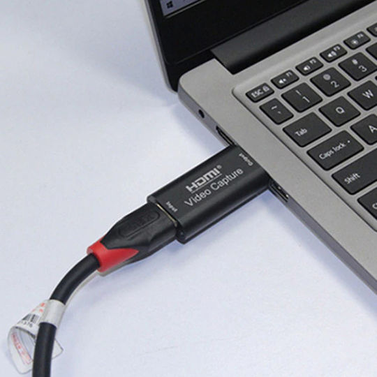 Конвертор USB-A мъжки към HDMI женски Черен 1бр