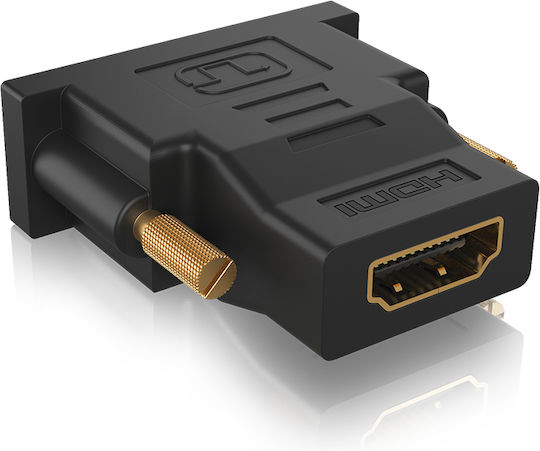 Icy Box IB-AC552 Convertor DVI-D masculin în HDMI feminin 1buc