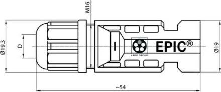 Lapp Group Solar Photovoltaic MC4 Plug 44428262 1pcs