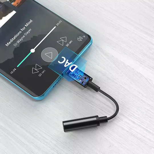 Choetech Convertor USB-C masculin în 3.5mm feminin 1buc AUX003