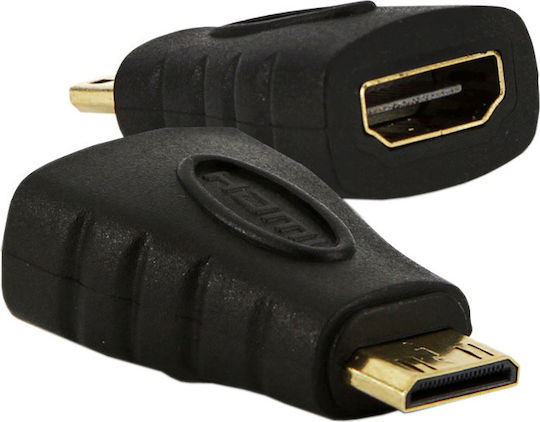 Akyga Converter mini HDMI male to HDMI female 1pcs AK-AD-04