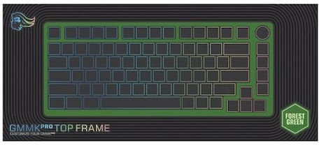 Glorious Mechanische Tastatur 75% Alternative Top Frame - Waldgrün