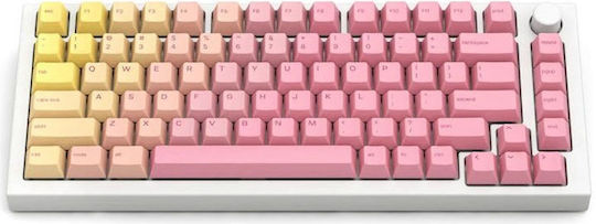Glorious Gpbt 143 Premium Us Ansi Keycap Pink Grapefruit