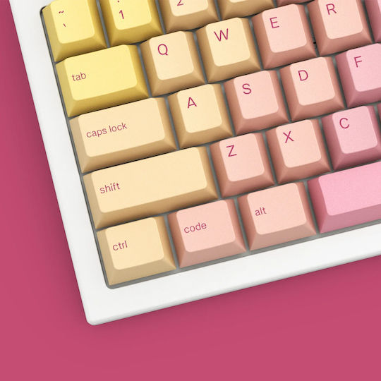 Glorious Gpbt 143 Premium Us Ansi Keycap Pink Grapefruit