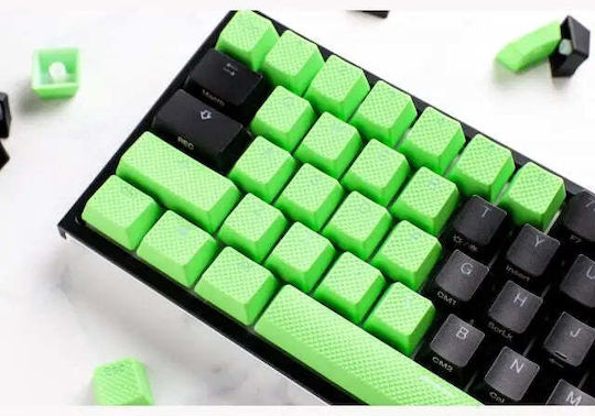 Ducky DKSA31-USRDGNNO1 Keycap Rubber Double Shot Keycap Set Πράσινο 31τμχ US