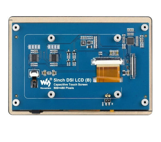 Waveshare Pi Display 5" 800x480 DSI interface Capacitive Touchscreen - Low Power-21973