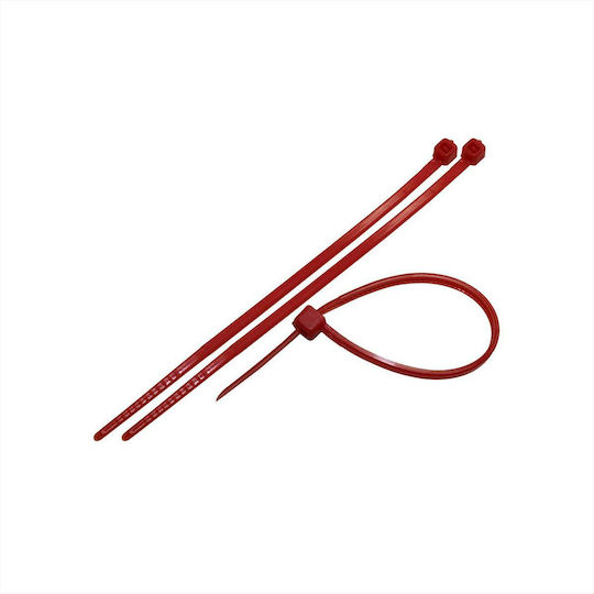 EM Group Kabelbinder 200x3.5mm Rot 100pcs BMRD2036