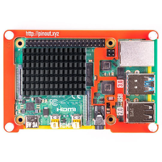 Pimoroni Pibow Case for Raspberry Pi 4 - Rainbow (PIM465)