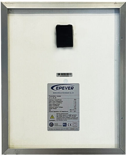 Epsolar M-20w Monocrystalline Solar Panel 20W 12V 380x310x17mm