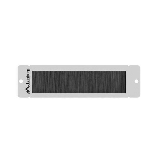 Lanberg Πάνελ Βούρτσας για Rack 10" Γκρι