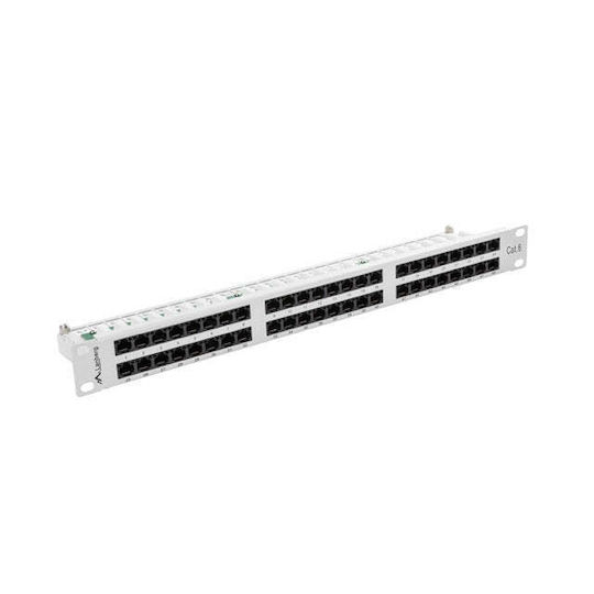 Lanberg Patch Panel για Rack 1U 19" 48 Θυρών cat6 Γκρι