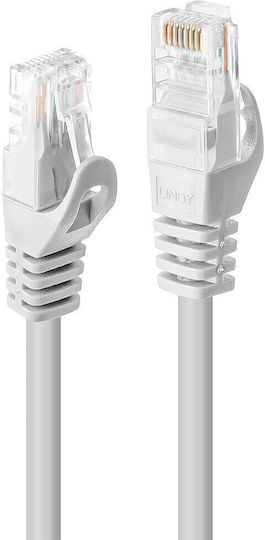 Lindy U/UTP Cat.6 (Gigabit) Καλώδιο Δικτύου Ethernet 1m Λευκό