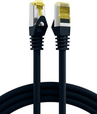 EFB S/FTP Cat.6a Ethernet Network Cable 1m Black 1pcs