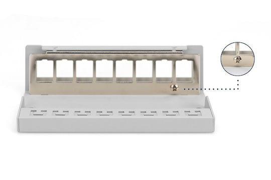 Digitus Patch Panel Shielded Λευκό