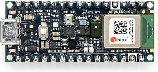 Arduino Nano 33 BLE Sense rev2 with Headers Module για Arduino