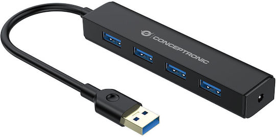 Conceptronic Hub 4 Θυρών USB 3.0 με σύνδεση USB-A
