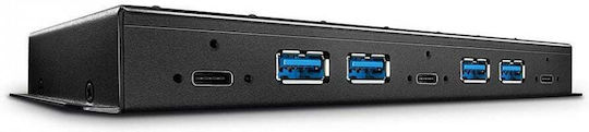 Lindy Hub 7 Θυρών USB 3.1 με σύνδεση USB-C