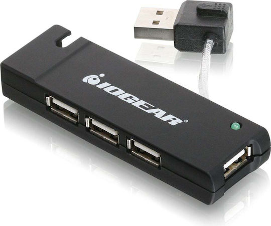 Iogear Hub 4 Porturi USB 2.0 cu Conectare USB-A