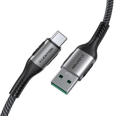 Lention USB 3.1 Cable USB-C male - USB-A / USB-C Black 0.5m (CB-ACE-6A1M)