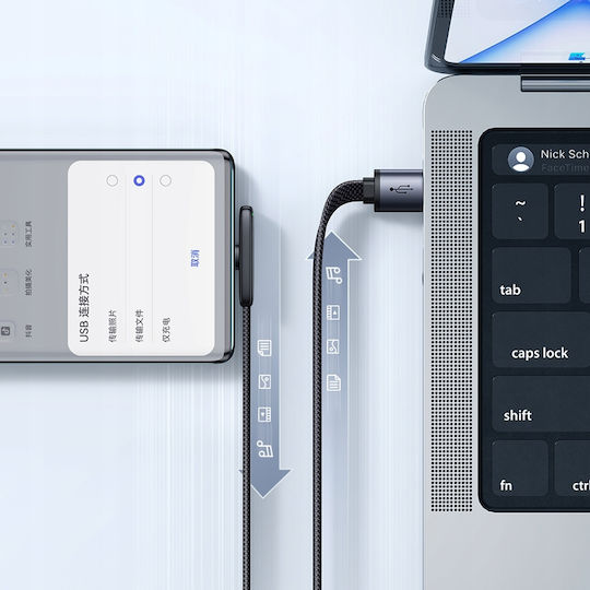 Mcdodo USB 2.0 Cable USB-C male - USB-A 100W PD Μαύρο 1.8m CA-3341