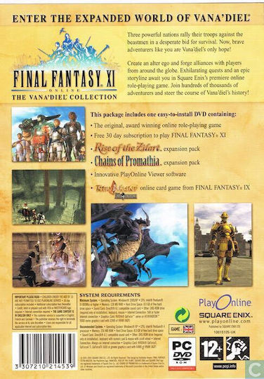 Final Fantasy XI: The Vana'diel Collection PC Game