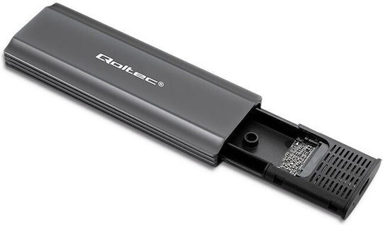 Qoltec Case for Hard Drive M.2 SATA III with Connection Type-C