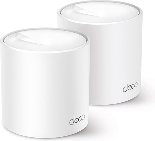 TP-LINK Deco X60 v3.20 Access Point with Mesh Wi‑Fi 6 Dual Band (2.4 & 5GHz) Single Kit