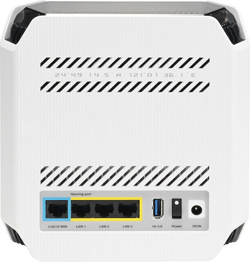 Asus ROG Rapture GT6 WiFi Mesh Network Access Point Wi‑Fi 6 Tri Band (2.4 & 5 & 5GHz) Λευκό