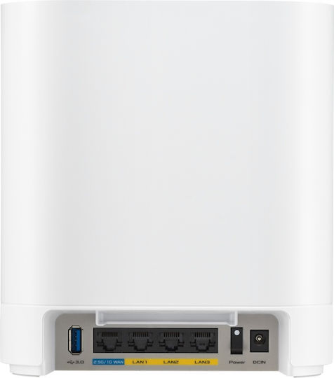 Asus EBM68 WiFi Мрежа на мрежови точки Точка за достъп Wi‑Fi 6 - Wi‑Fi 6 Трибандов (2.4 и 5 и 5GHz) Бял