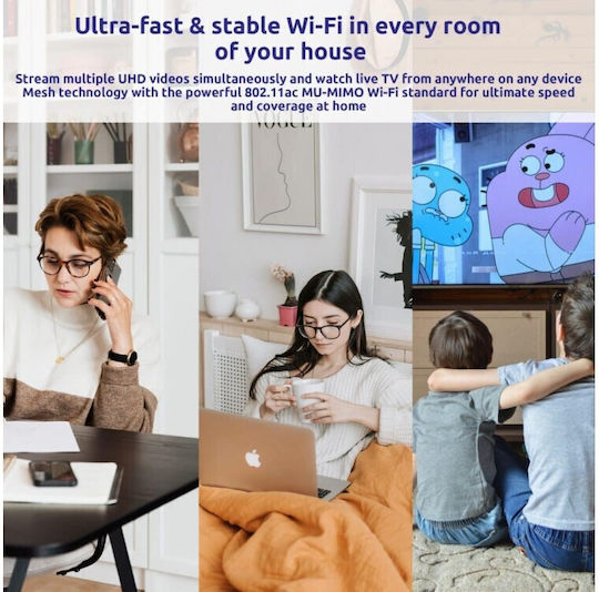 Strong Atria Mesh 1200 Add-on v2 Access Point Wi‑Fi 5 Dual Band (2.4 & 5GHz)
