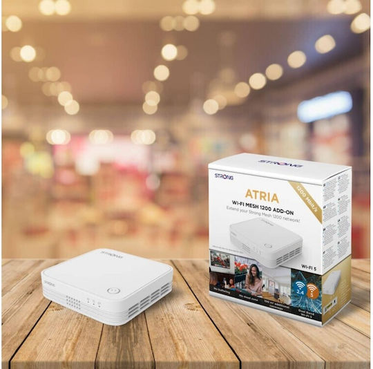 Strong Atria Mesh 1200 Add-on v2 Access Point Wi‑Fi 5 Dual Band (2.4 & 5GHz)